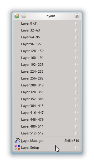 layer menu