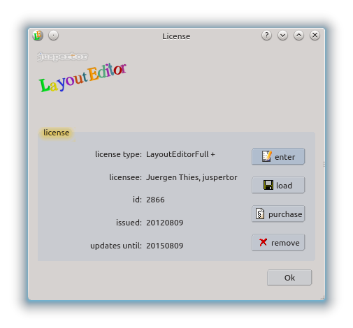 layouteditor license key