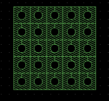 dot array invers